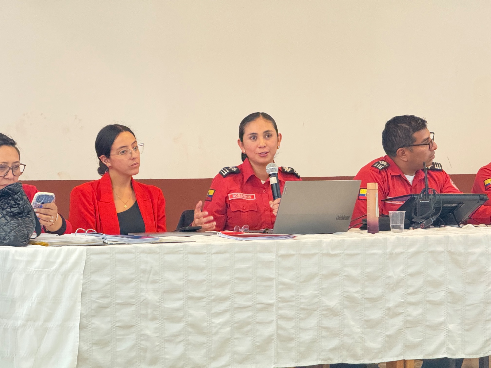 COTACACHI FUE SEDE DE LA PRIMERA MESA PROVINCIAL DE BOMBEROS