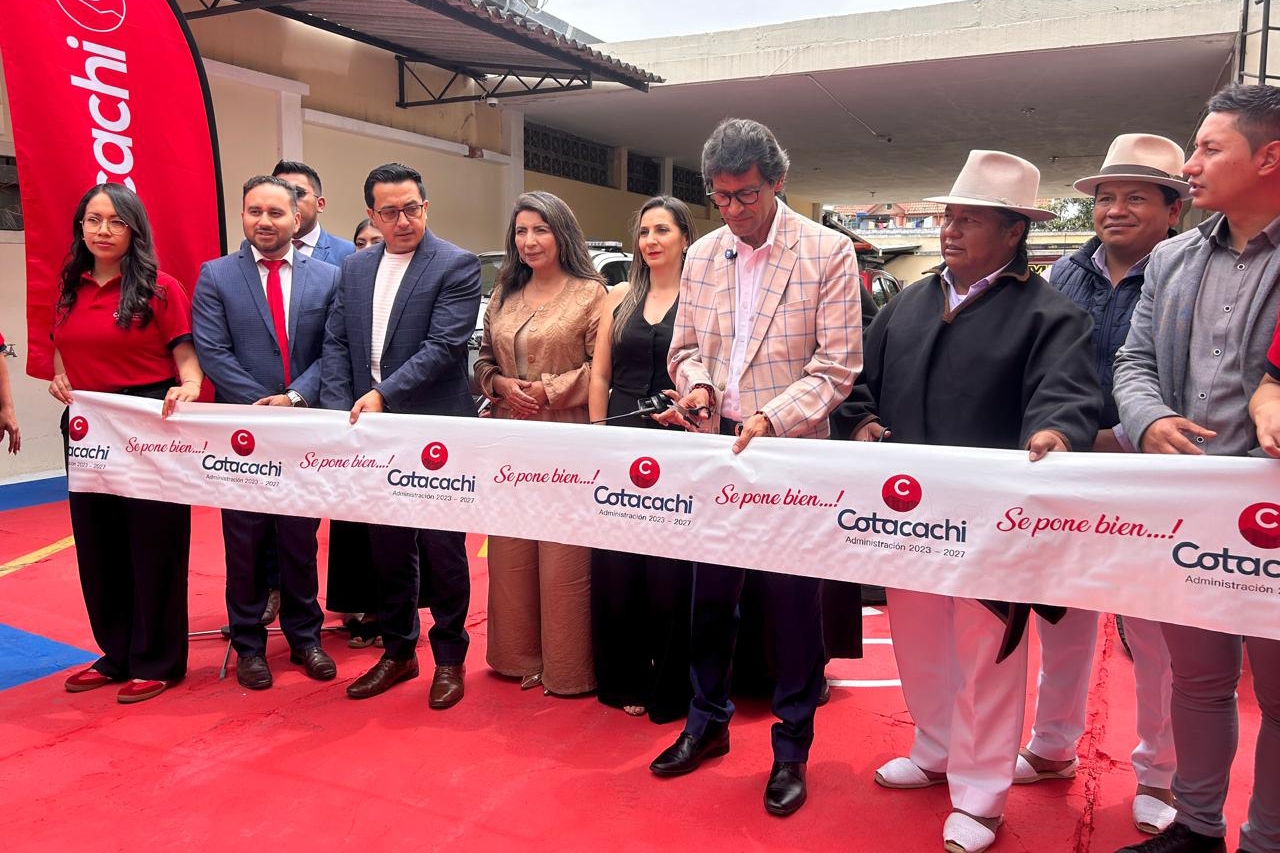 MUNICIPIO DE COTACACHI INAUGURA SU CENTRO DE VIDEOVIGILANCIA ANCLADO AL ECU 911